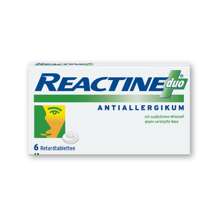 REACTINE duo Retardtabletten, 6 pc Capsules