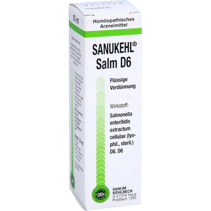 Sanukehl Salm D6 flüssige Verdünnung, 10 ml Solution