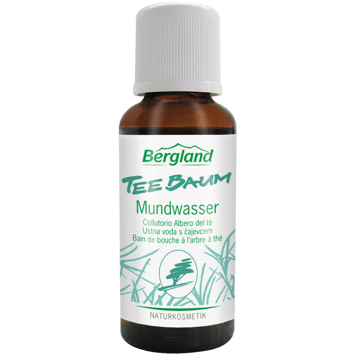 Bergland Teebaum Mundwasser, 30 ml Lösung