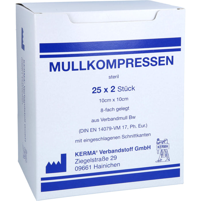 Mullkompr Bw 8f Ster 10x10, 25X2 St KOM