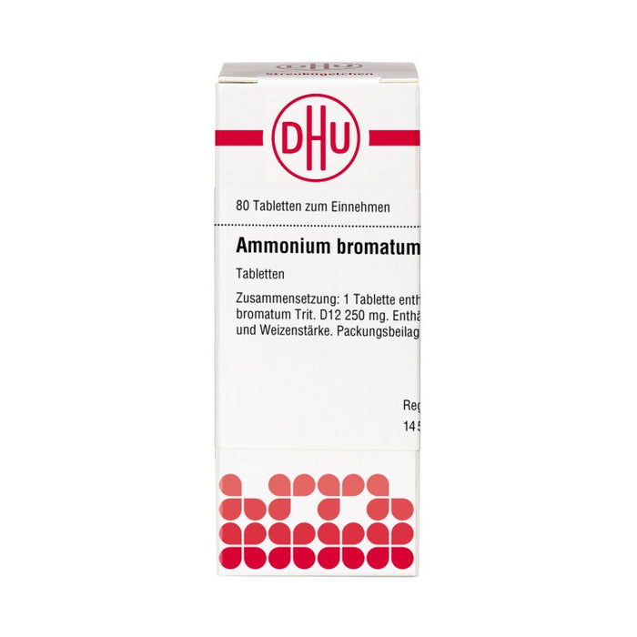 Ammonium bromatum D12 DHU Tabletten, 80 St. Tabletten