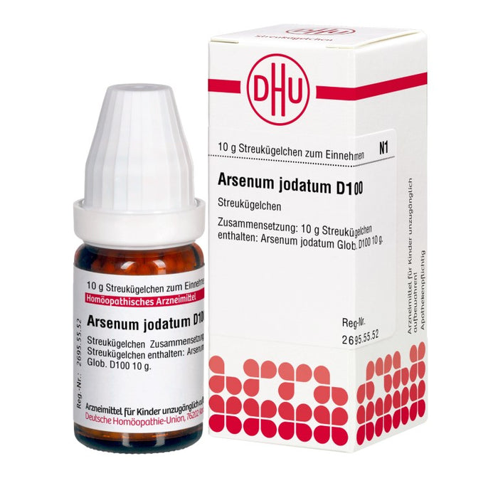 Arsenum jodatum D100 DHU Globuli, 10 g Globuli