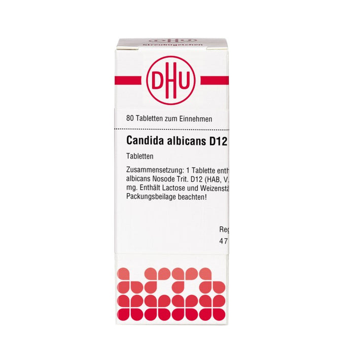 DHU Candida albicans D12 Tabletten, 80 St. Tabletten