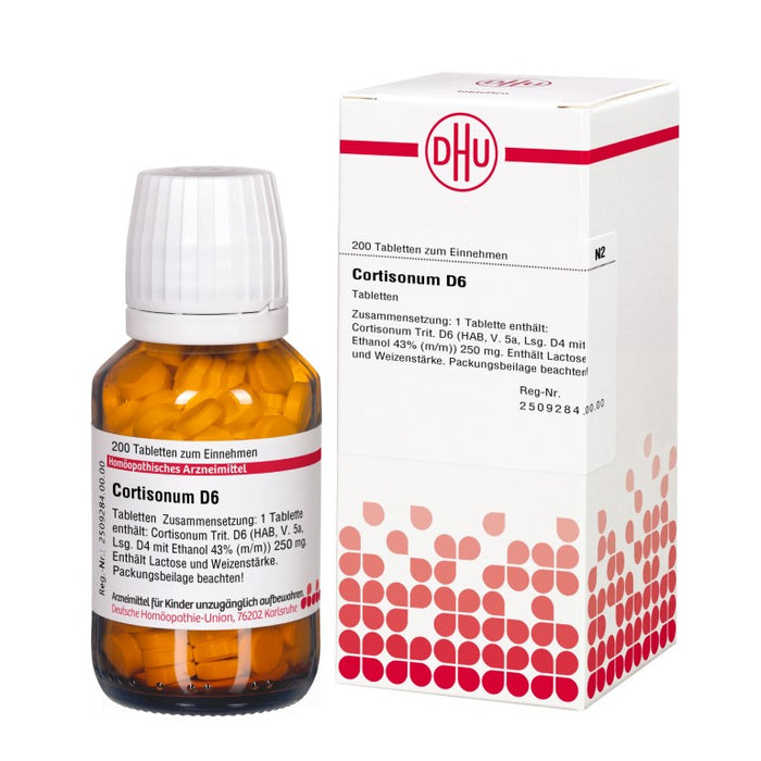 DHU Cortisonum D 6 Tabletten, 200 St. Tabletten