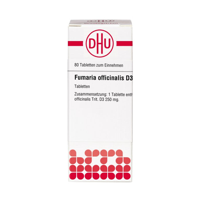 DHU Fumaria officinalis D3 Tabletten, 80 St. Tabletten