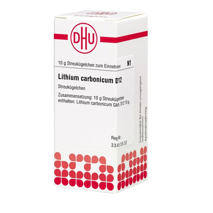 DHU Lithium carbonicum D12 Streukügelchen, 10 g Globuli