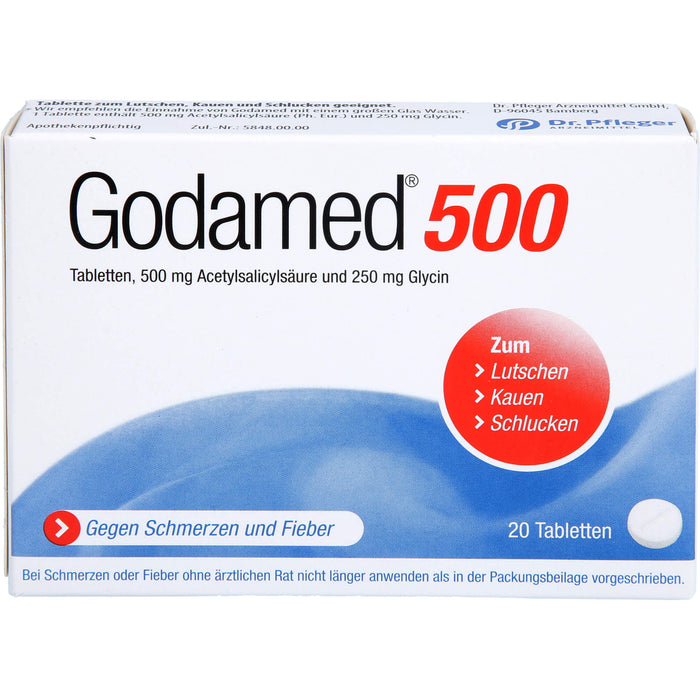 Godamed 500 mg Tabletten, 20 pcs. Tablets