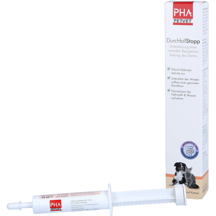 PHA Durchfallstopp für Hunde, 15 ml Paste