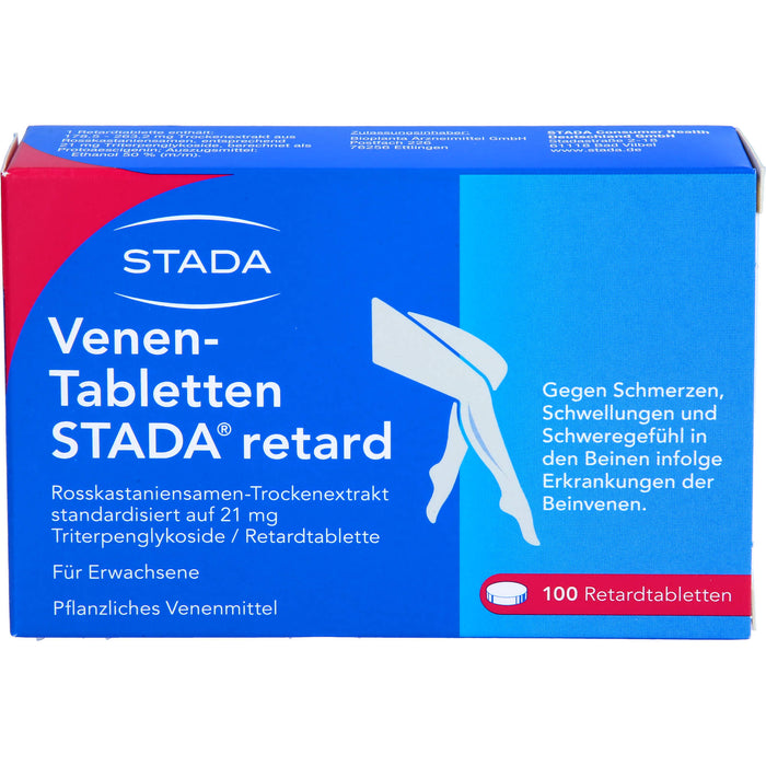 Venen-Tabletten STADA Retardtabletten, 100 pc Tablettes