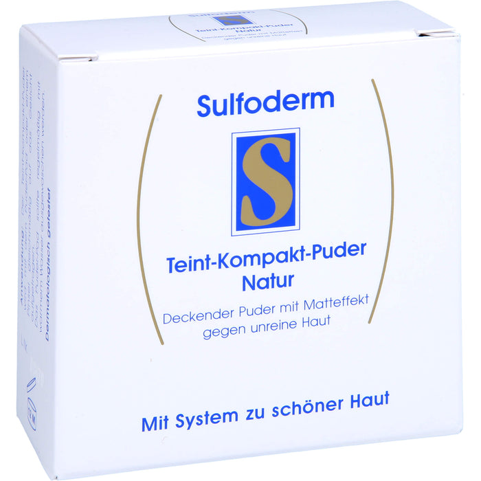 Sulfoderm S Teint-Kompakt-Puder Natur, 10 g Puder