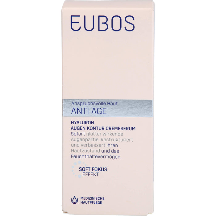 EUBOS Sensitive Hyaluron Augen Kontur CremeSerum, 15 ml Creme