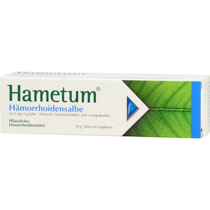 Hametum Hämorrhoidensalbe, 50 g Ointment