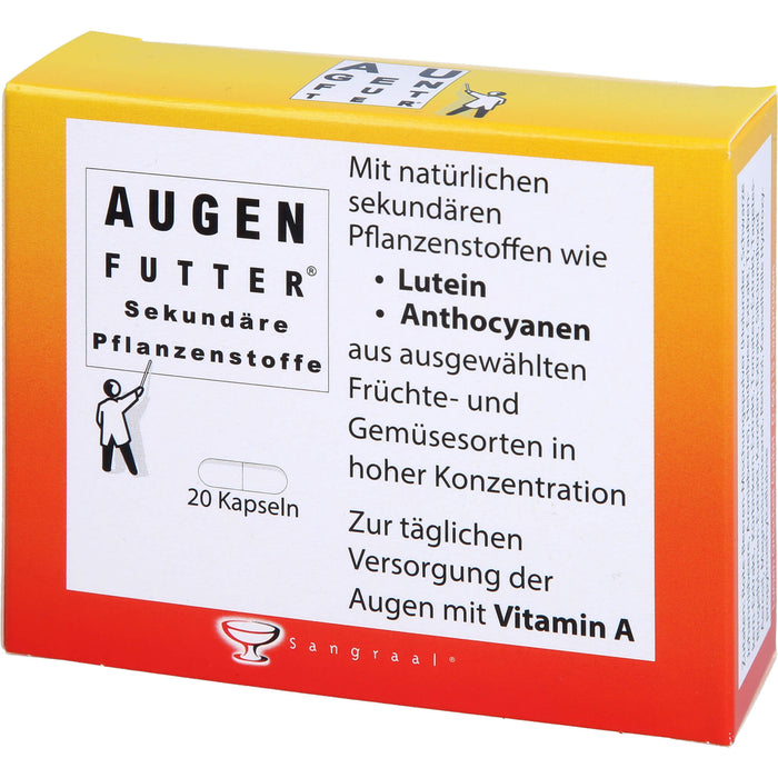 Augenfutter Sekundäre Pflanzenstoffe Kapseln, 20 pcs. Capsules