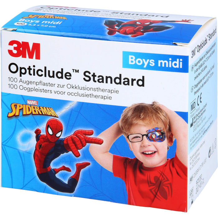 3M Opticlude Standard Boys Midi Disney Augenpflaster, 100 pc Pansement