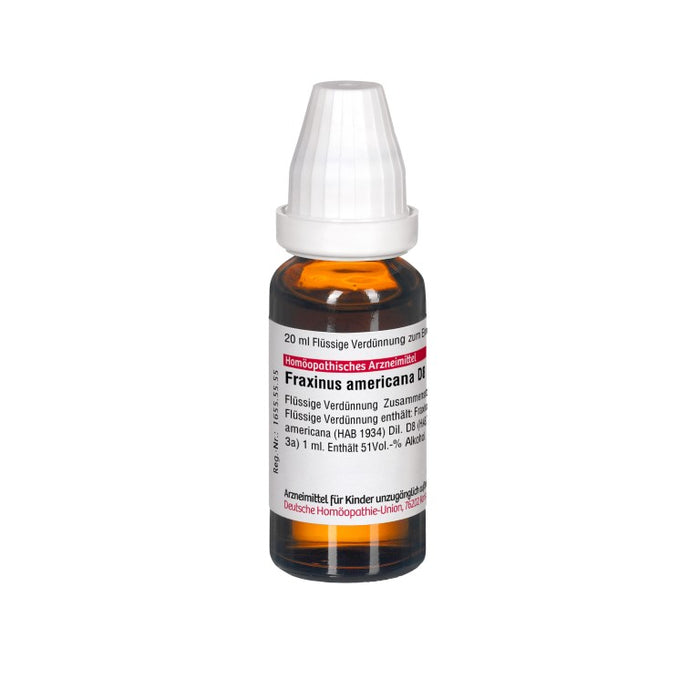 Fraxinus americana D8 DHU Dilution, 20 ml Lösung