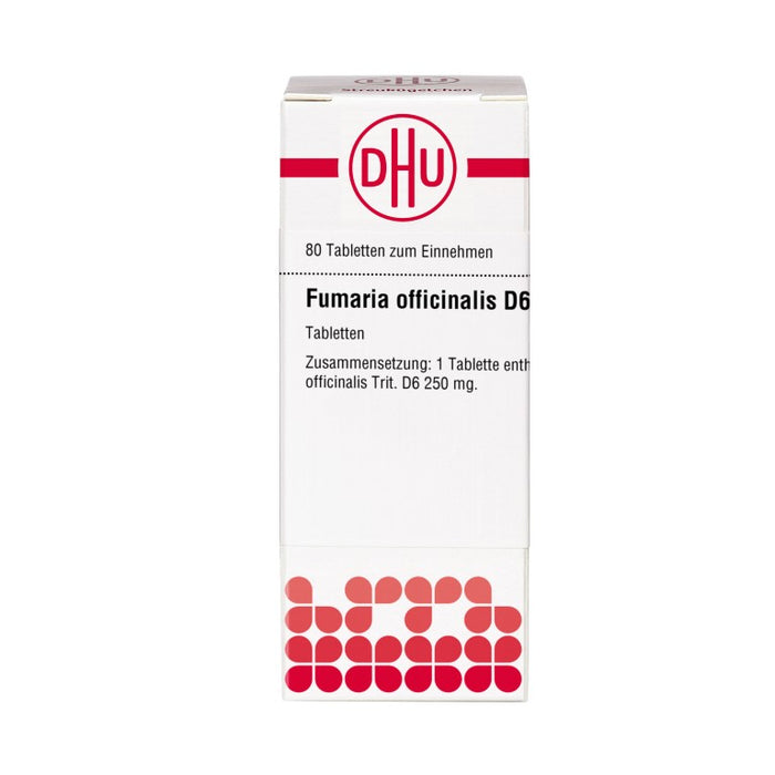 DHU Fumaria officinalis D6 Tabletten, 80 pcs. Tablets