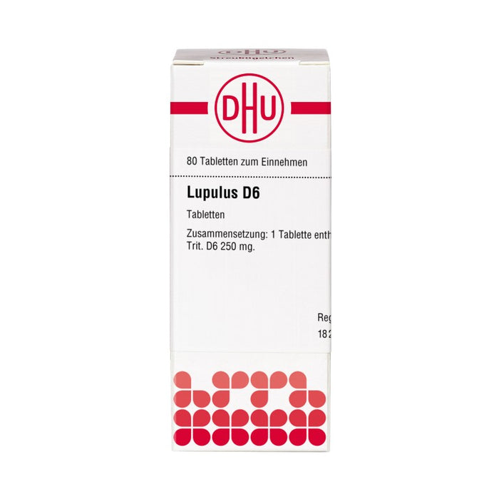 Lupulus D6 DHU Tabletten, 80 St. Tabletten