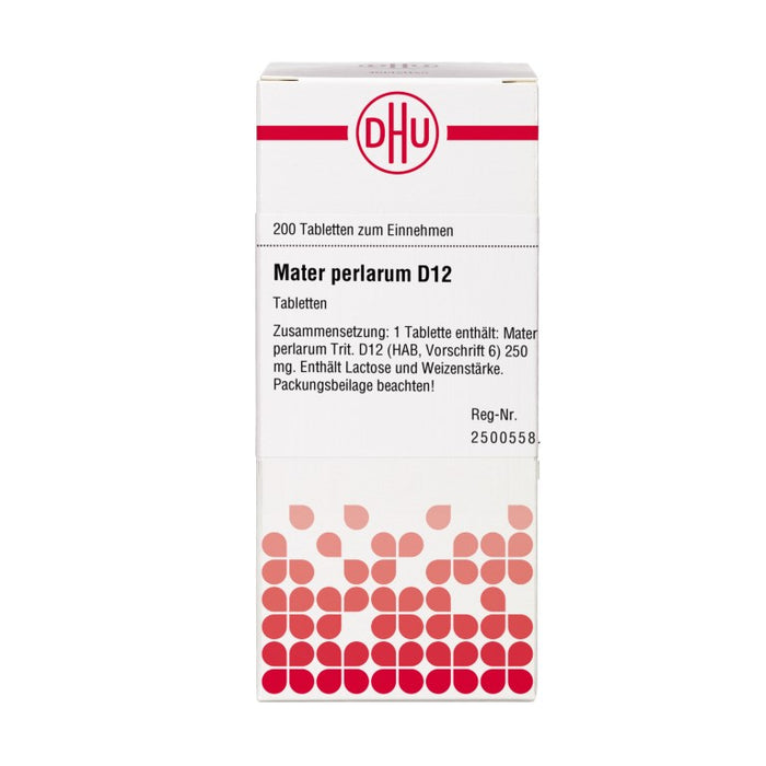 DHU Mater perlarum D12 Tabletten, 200 pcs. Tablets