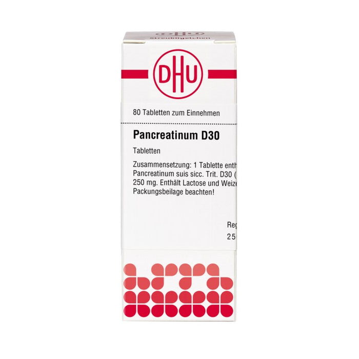 DHU Pancreatinum suis D30 Tabletten, 80 pcs. Tablets