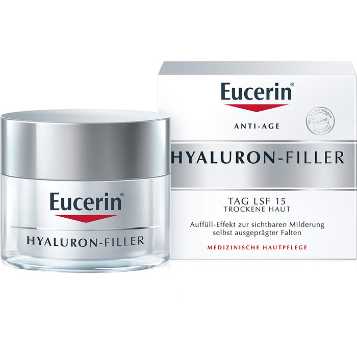 Eucerin Hyaluron-Filler Tagespflege für trockene Haut, 50 ml Cream