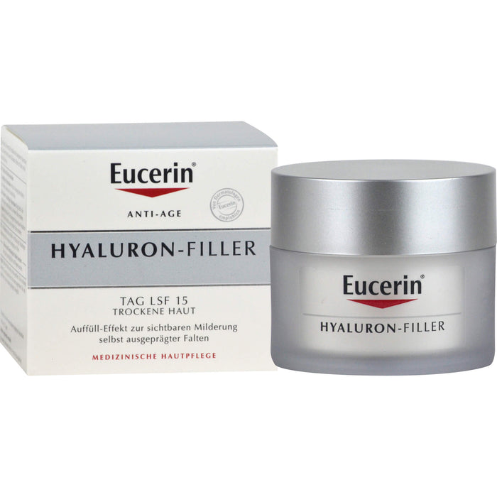 Eucerin Hyaluron-Filler Tagespflege für trockene Haut, 50 ml Cream