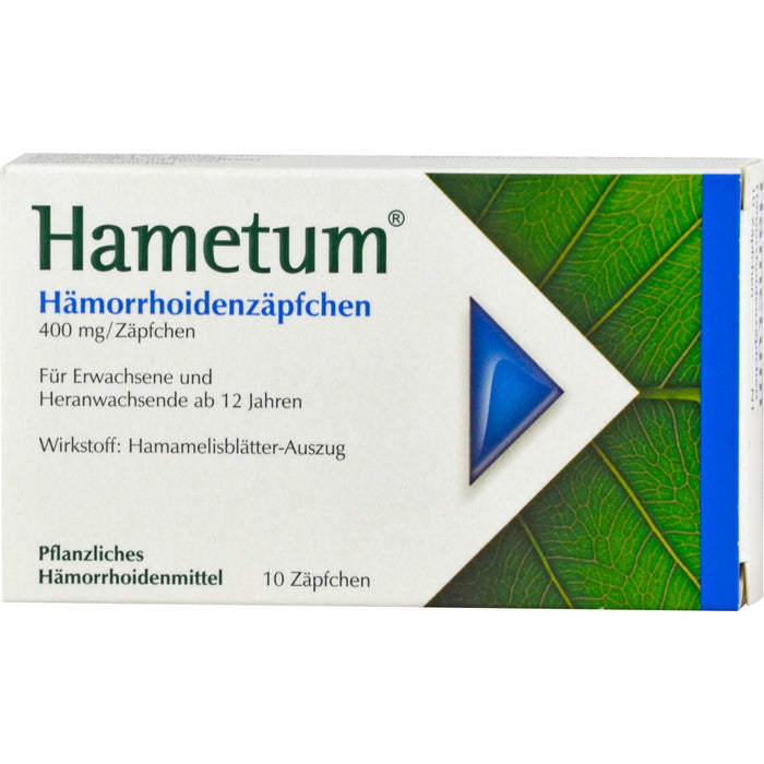 Hametum Hämorrhoidenzäpfchen, 10 pc Suppositoires