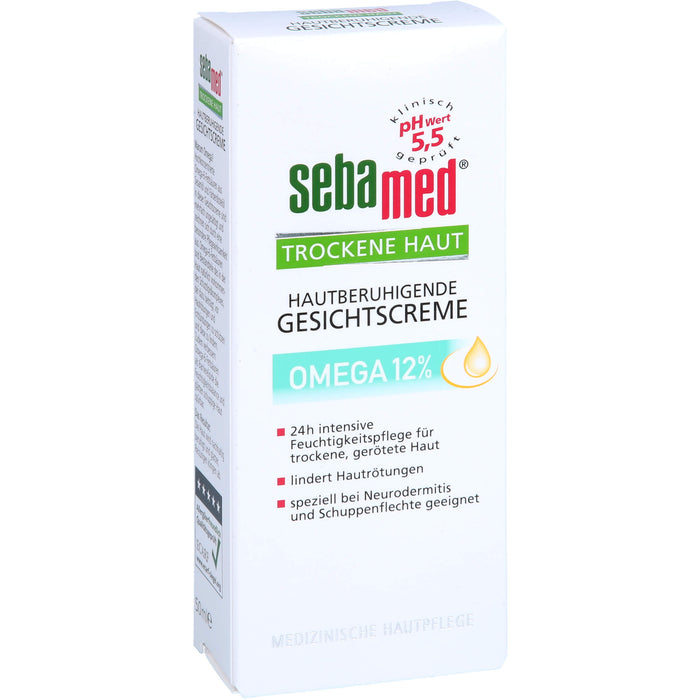 Sebamed für trockene Haut Omega 12% Gesichtscreme, 50 ml Cream