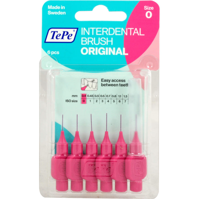 TePe ID Bürste Pink 0,4mm, 5 St. Interdentalbürsten