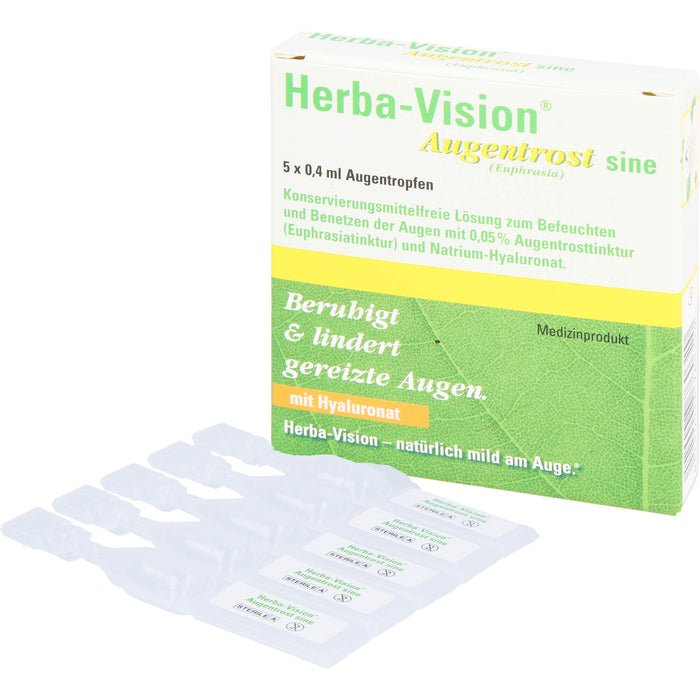 Herba-Vision Augentrost sine (Euphrasia), 5 pc Ampoules