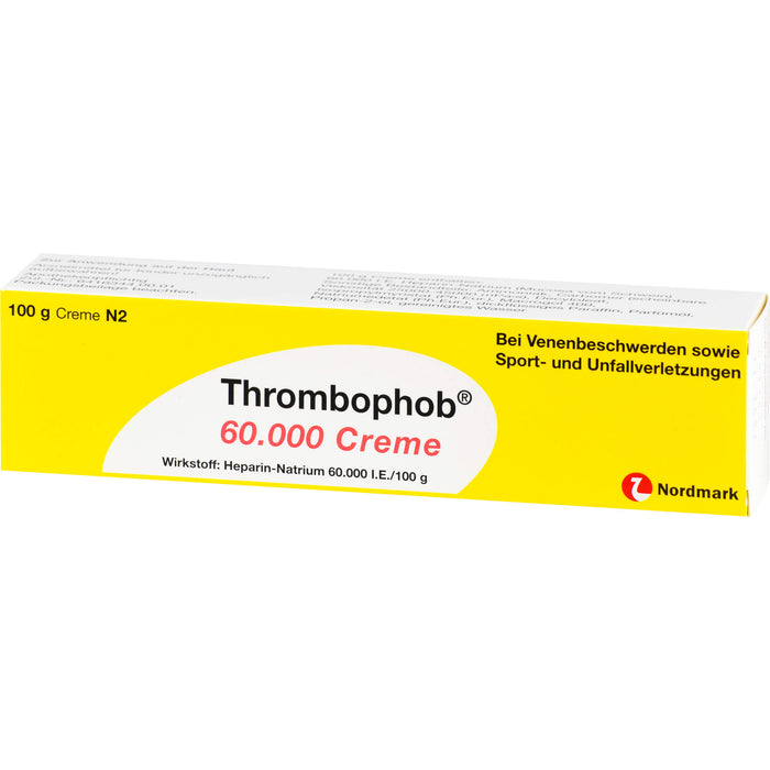 Thrombophob 60.000 Creme bei Venenbeschwerden, 100 g Crème