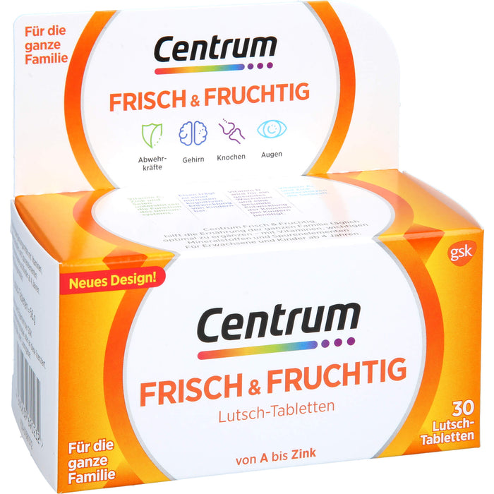 Centrum frisch & fruchtig Tabletten, 30 pc Tablettes