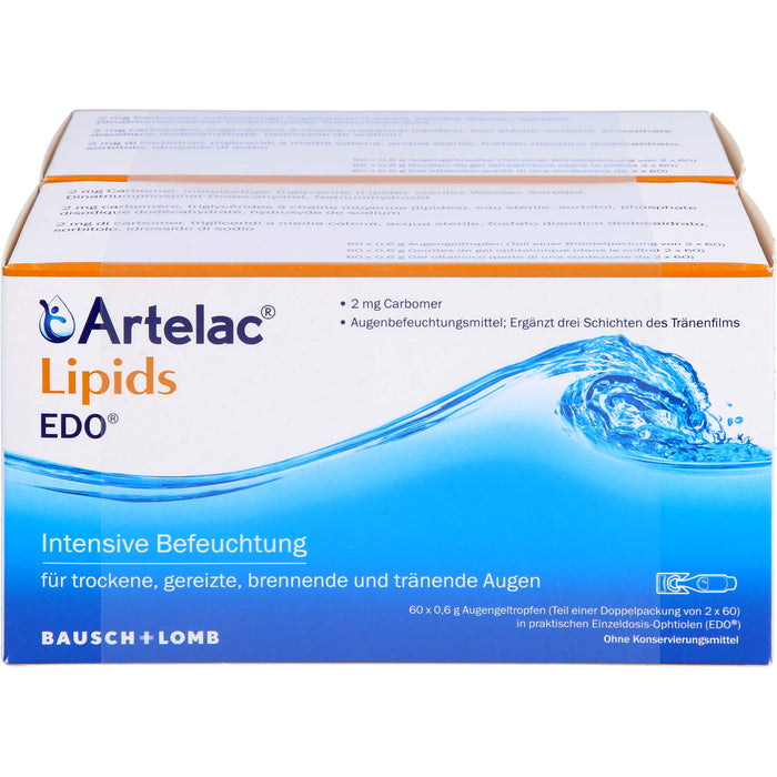 Artelac Lipids EDO, 120 pcs. Single-dose pipettes