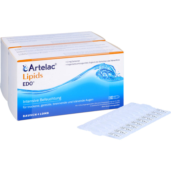 Artelac Lipids EDO, 120 pc Pipettes à dose unique