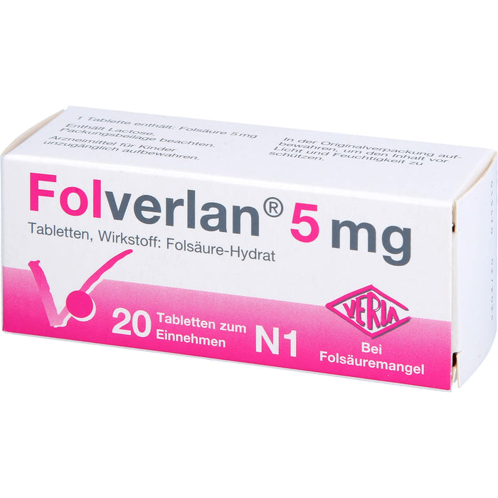 Folverlan 5mg Tbl., 20 St TAB