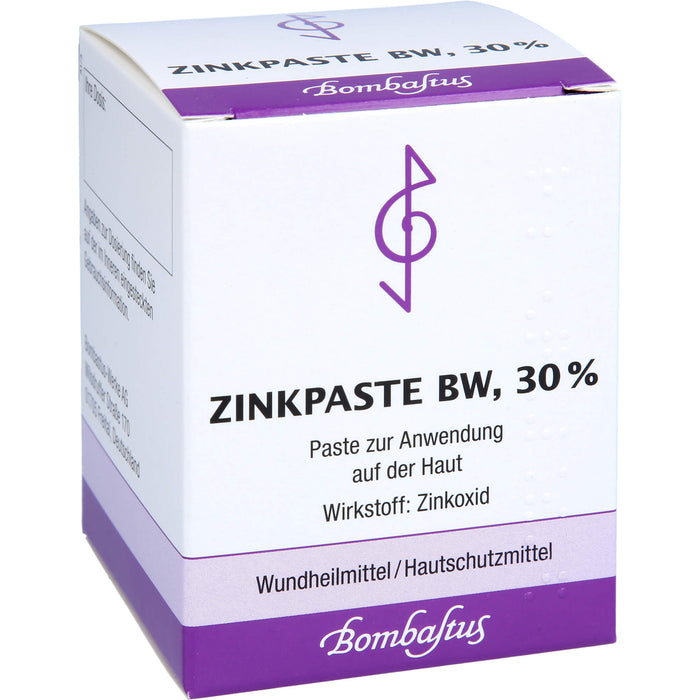 Bombastus Zinkpaste BW - Wundheilmittel, 100 g Cream