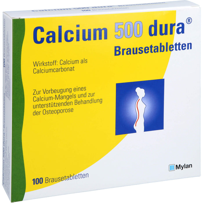 Calcium 500 dura Brausetabletten, 100 pcs. Tablets