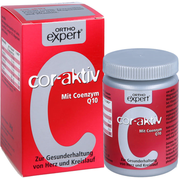 Orthoexpert cor-aktiv Kapseln zur Gesunderhaltung von Herz und Kreislauf, 60 pcs. Capsules