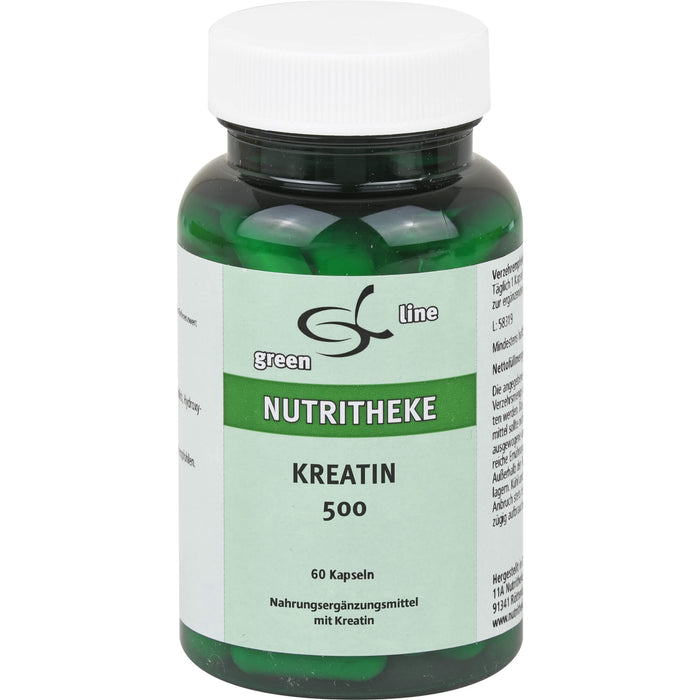 Green Line Nutritheke Kreatin 500 Kapseln, 60 St. Kapseln