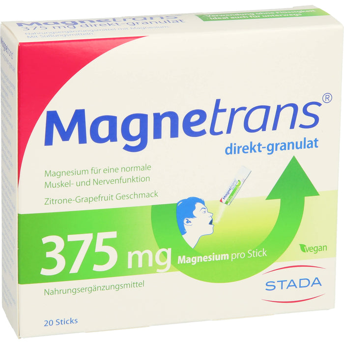 Magnetrans Direktgranulat 375 mg Sticks, 20 St. Beutel