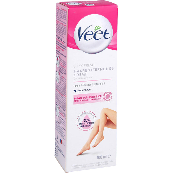 Veet Haarentfernungs-Creme Normale Haut, 100 ml Creme