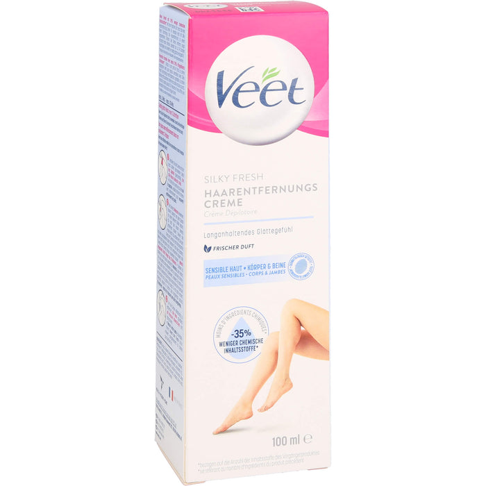 Veet Haarentfernungs-Creme Sensible Haut, 100 ml Crème