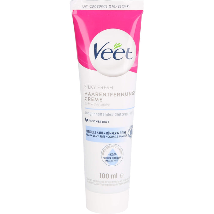 Veet Haarentfernungs-Creme Sensible Haut, 100 ml Crème