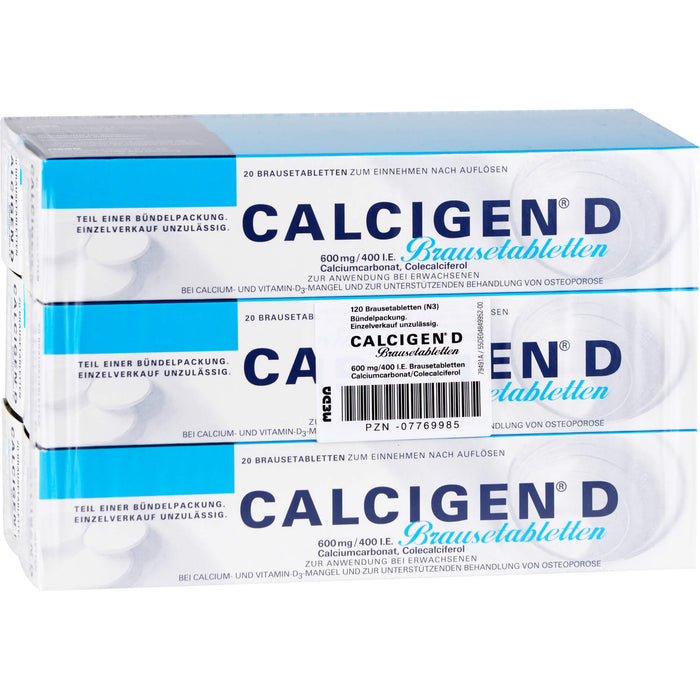 CALCIGEN D Brausetabletten, 120 St. Tabletten