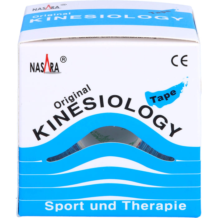 Kinesiologie Tape 5 cm x 5 m blau, 1 pc Pansement