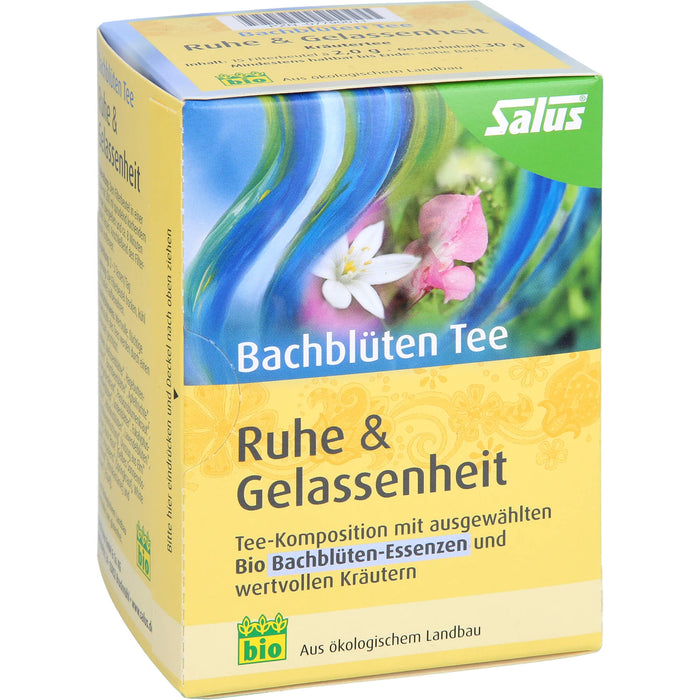 Salus Bachblüten Tee Ruhe & Gelassenheit, 15 pcs. Filter bag