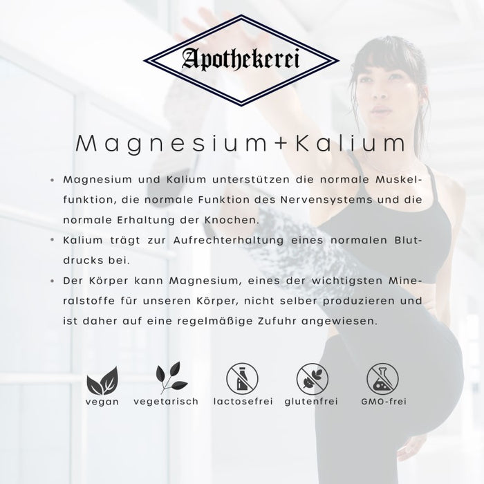 Apothekerei Magnesium + Kalium, 30 St. Kapseln