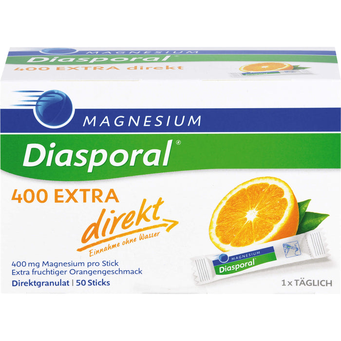 Magnesium-Diasporal 400 extra direkt Direktgranulat Sticks, 50 pc Sachets