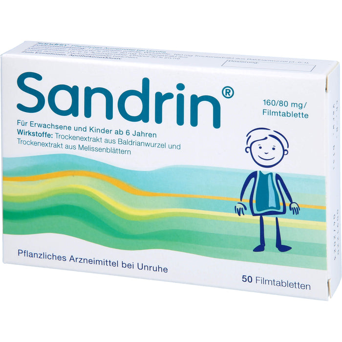 Sandrin Filmtabletten bei Unruhe, 50 St. Tabletten