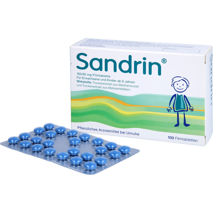 Sandrin Filmtabletten bei Unruhe, 100 pcs. Tablets