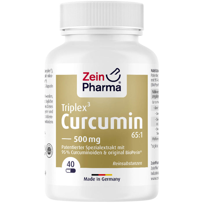 ZeinPharma Curcumin Triplex3 500 mg Kapseln, 40 pc Capsules